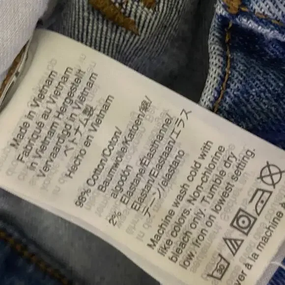 Madewell The High Rise Slim Crop Boyjean Denim Jeans Medium Wash Size 28 - Picture 10 of 11